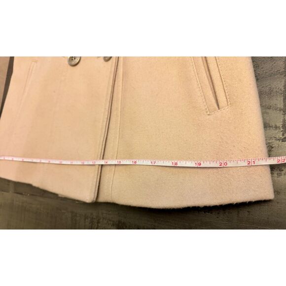 Kenneth Cole Double Breasted Wool Blend Pea Coat - Sz 10 - Picture 10 of 16